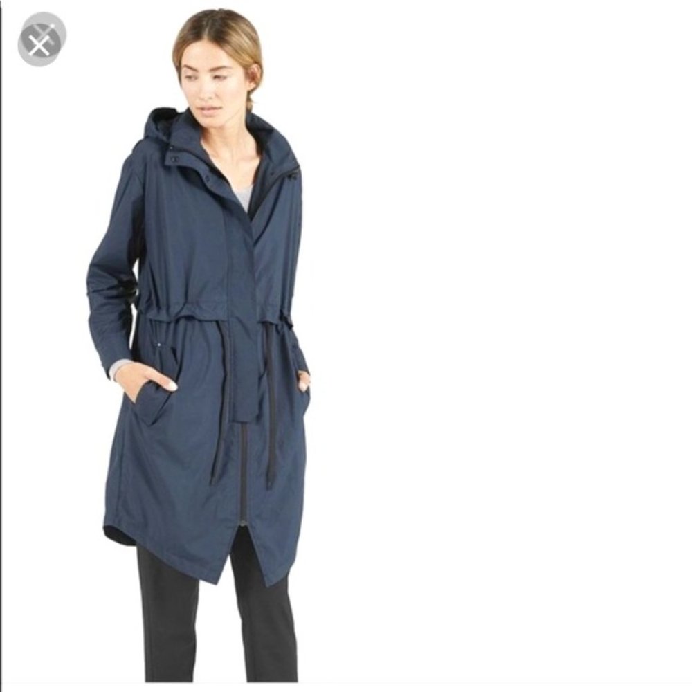 EVERLANE LIGHTWEIGHT ANORAK RAIN COAT sz M